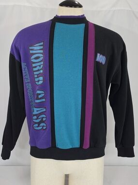IOU Vintage 90's Men's Colorblock Sweatshirt
